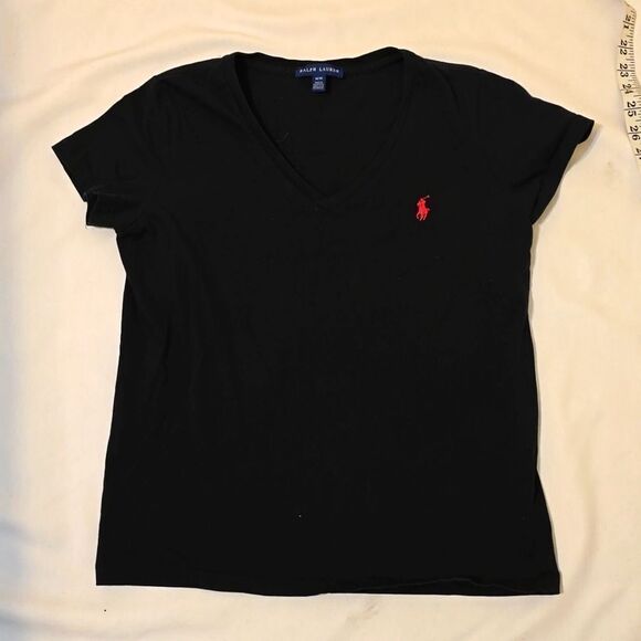 Ralph Lauren Sport V Neck short sleeve t-shirt size medium - Picture 1 of 8